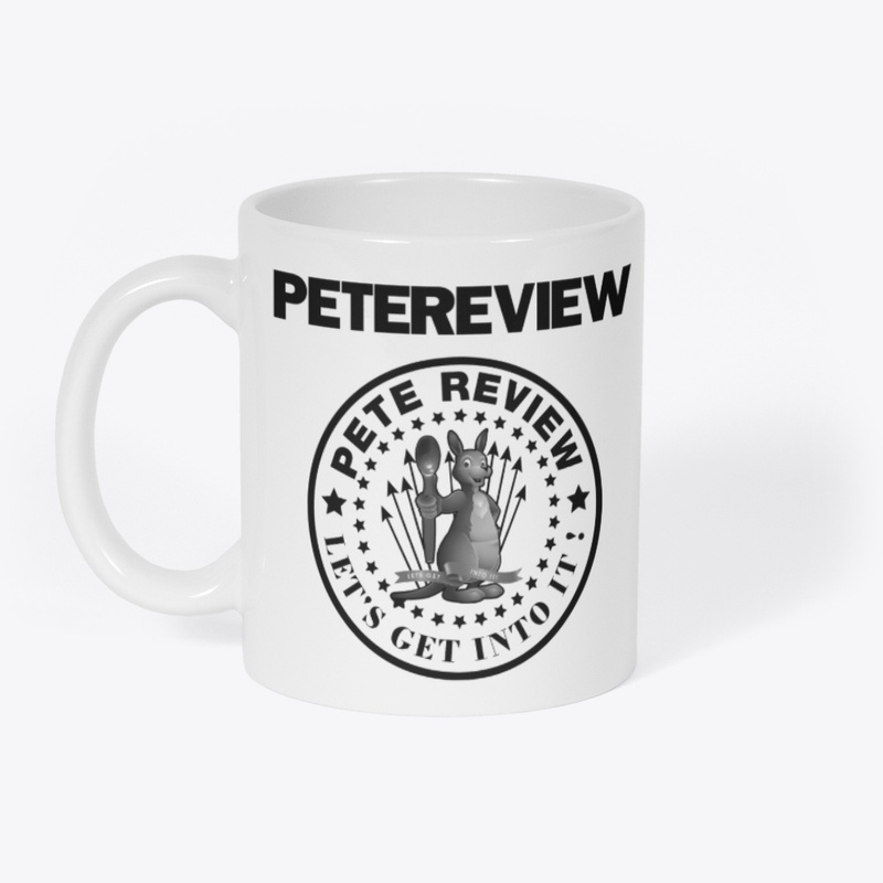 PeteReview Merch Black and White