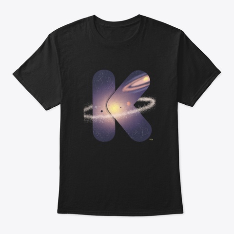 Kuiper Belt Black T-Shirt Front