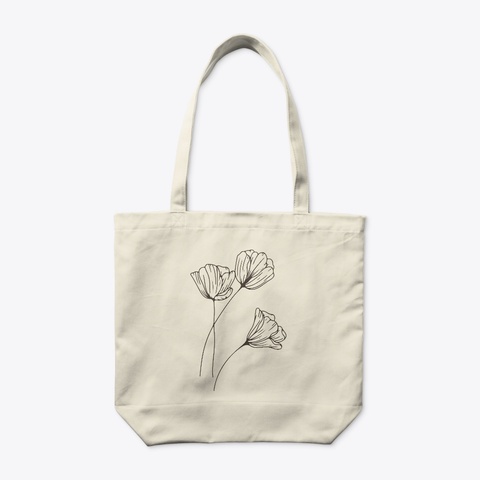 Minerals Tote Bag Natural T-Shirt Back