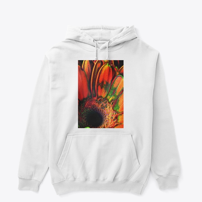 Abstract Orange Daisy