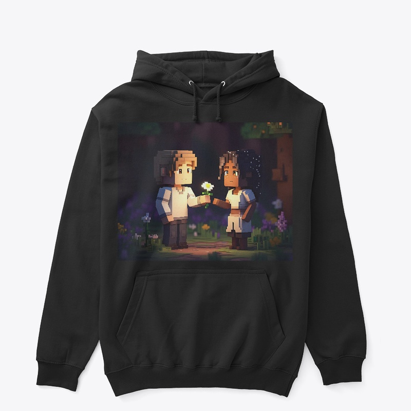 Unisex Hoodie | Boy giving flower