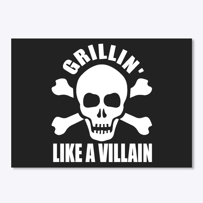 Grillin Like a Villian BBQ Chef Tshirt