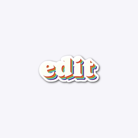 'edit' Collection  Standard T-Shirt Front