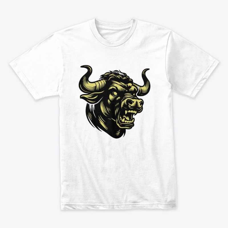 Rustic and Fierce Cow Graphic
