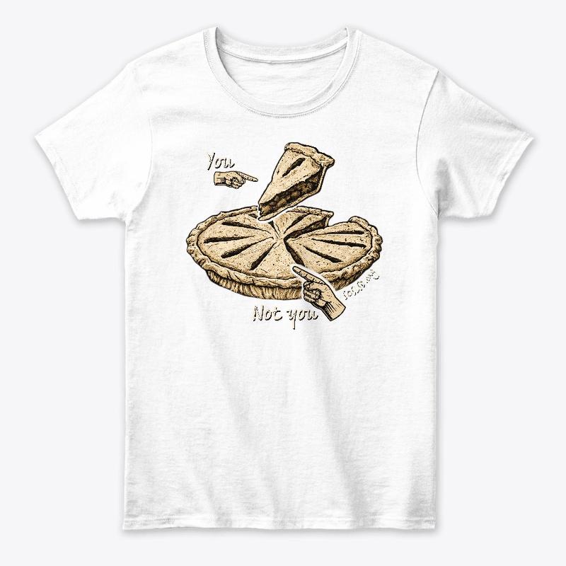 Honest Pie womens tee in sepia tones