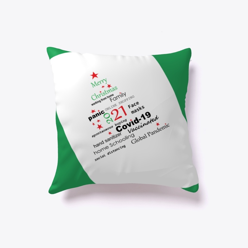 Christmas Indoor Pillow color Cov19 2021
