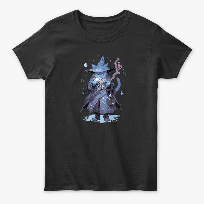 Fantasy Cat Wizard