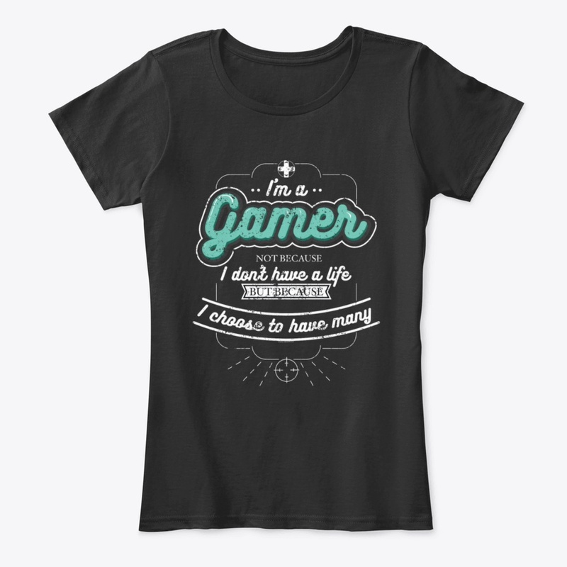 Funny Gamer T-shirt : I'm a gamer not...