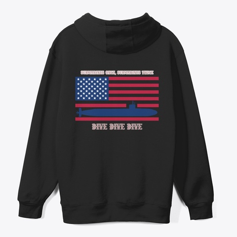 Submarines Once, Submarines Twice Black T-Shirt Back