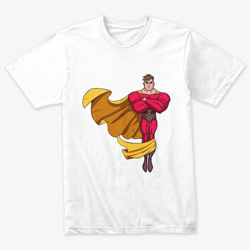 Superhero cartoon design 