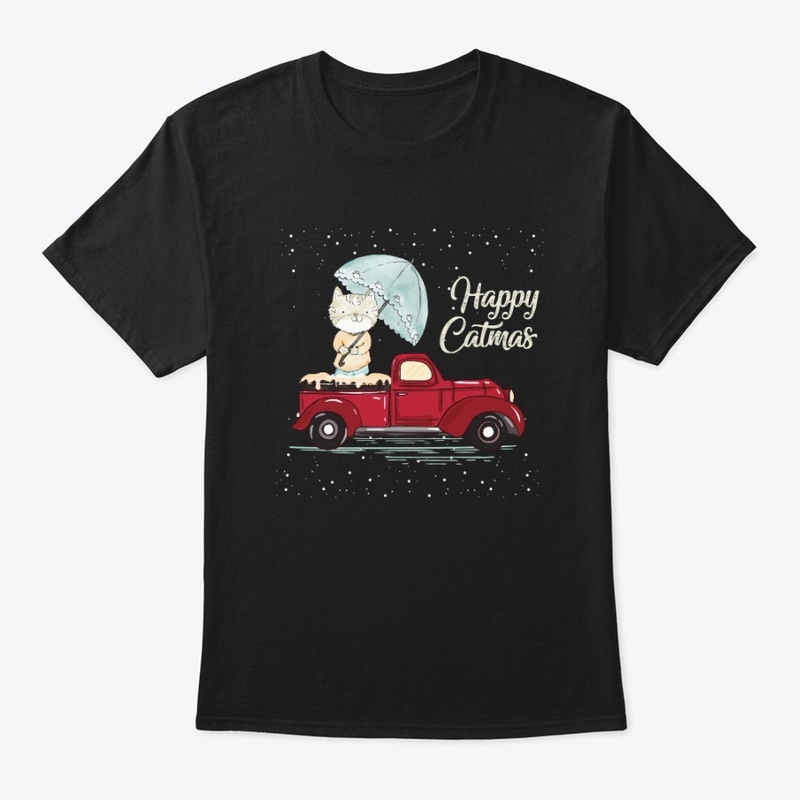 Happy Merry Catmas tee