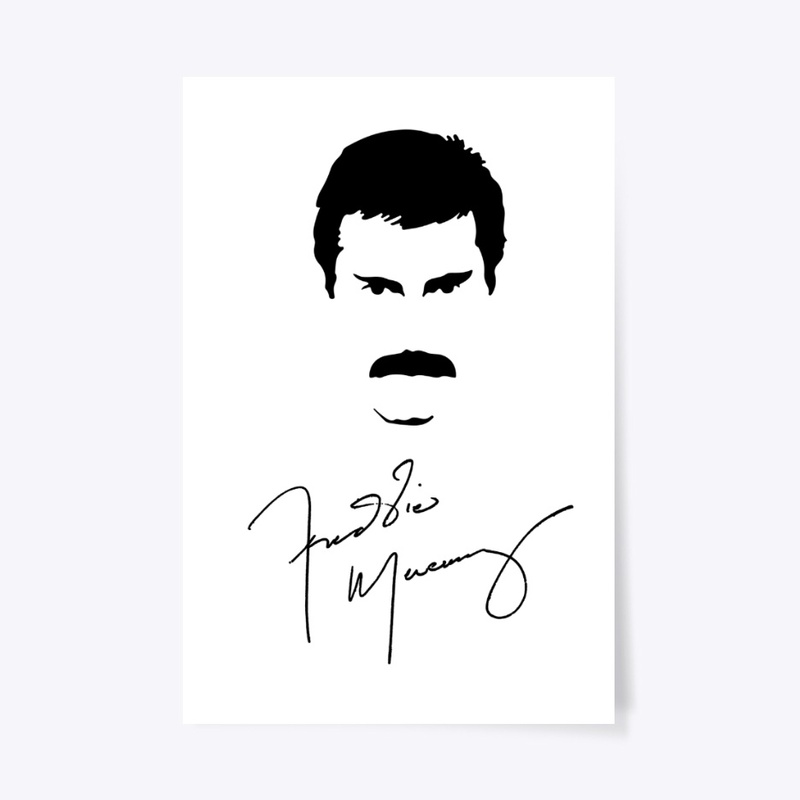 Freddie Mercury Official Silhouette Signiture