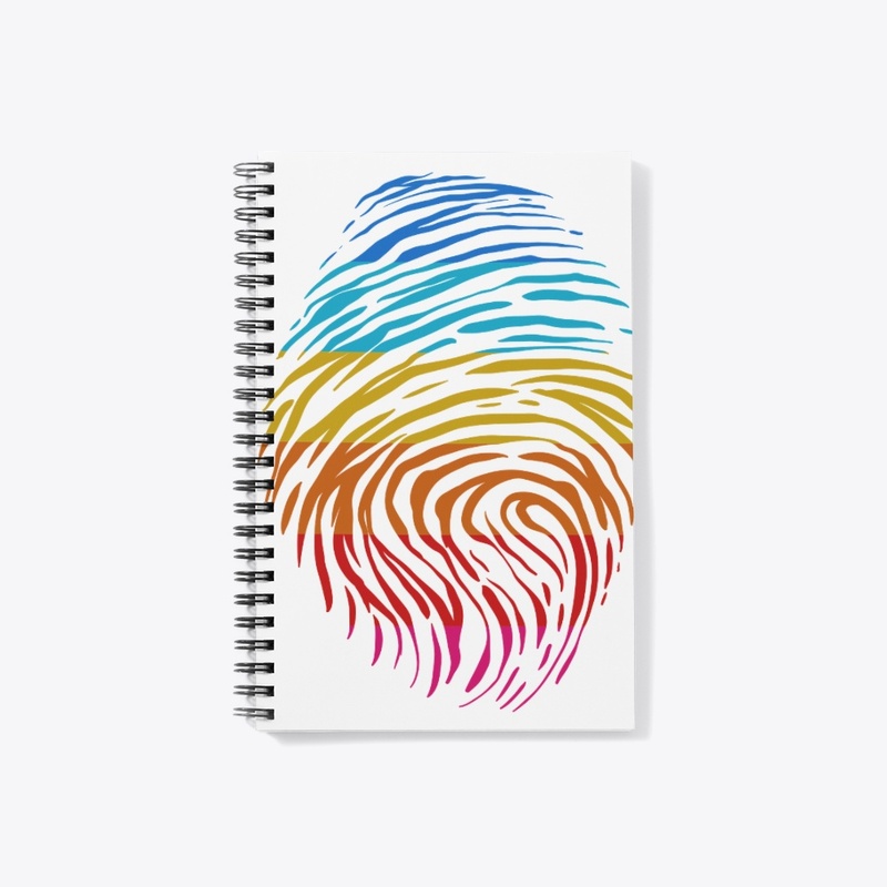 Colorful fingerprint