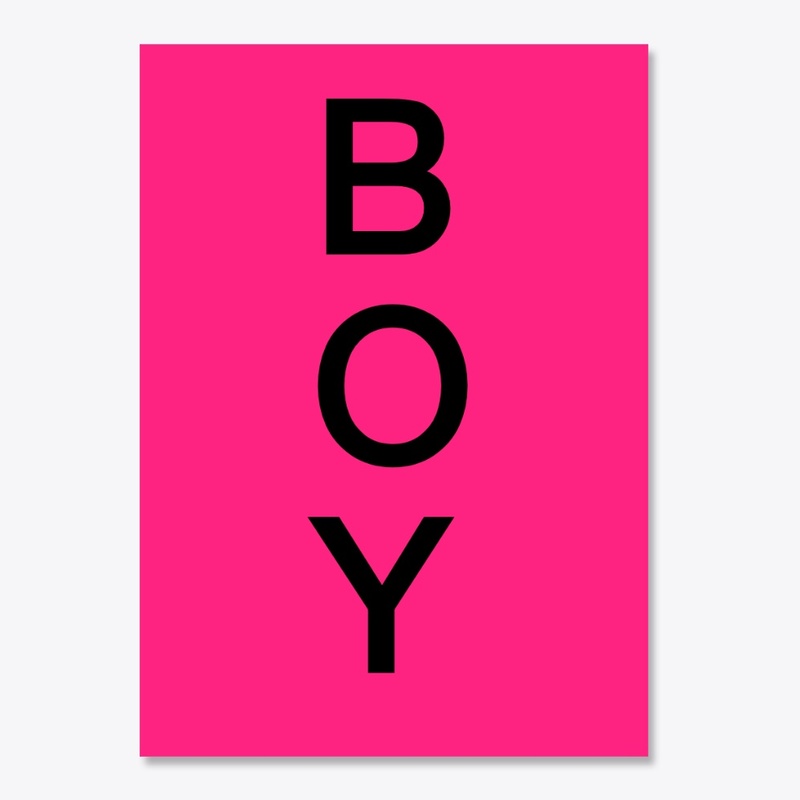 BOY STICKER