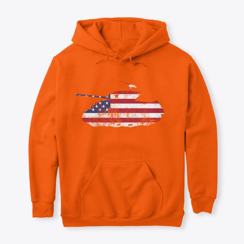 M4A3E8  Sherman Tank Unisex Hoodie
