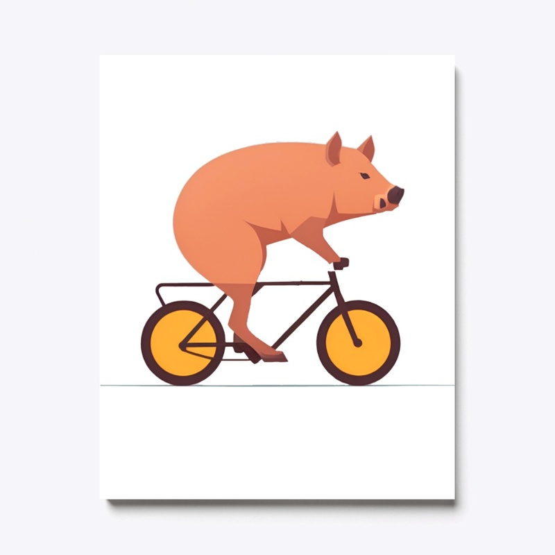 Funny boar rides
