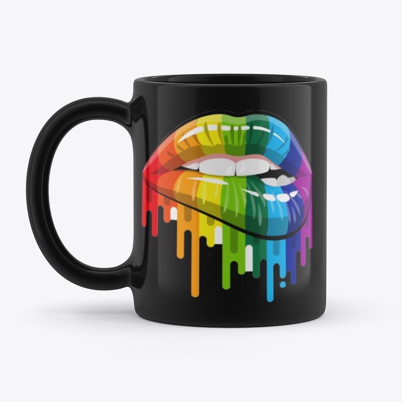 Rainbow lips 