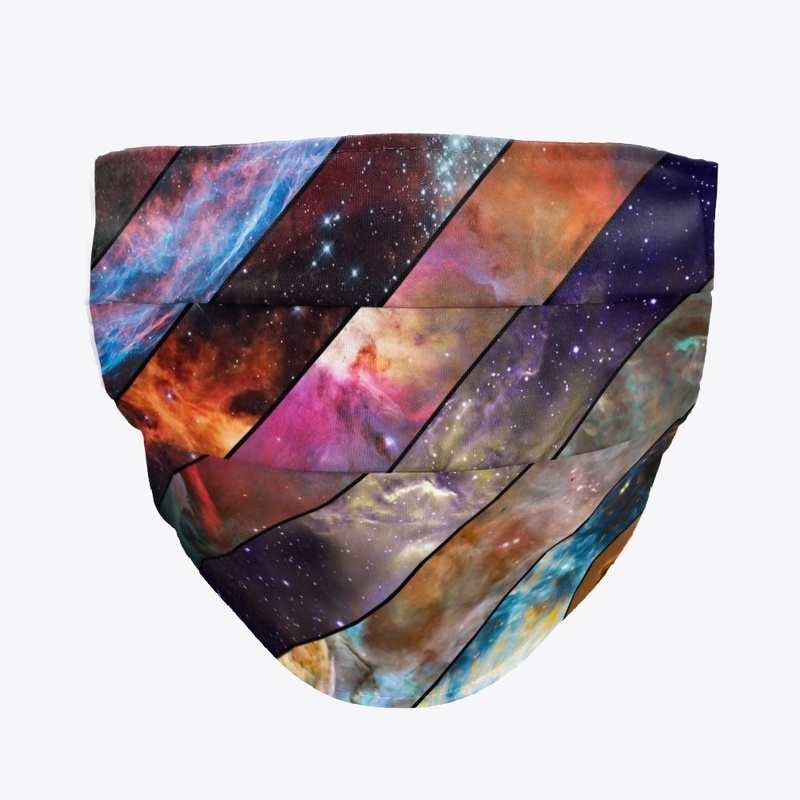 Split Collage Galaxies Apparel