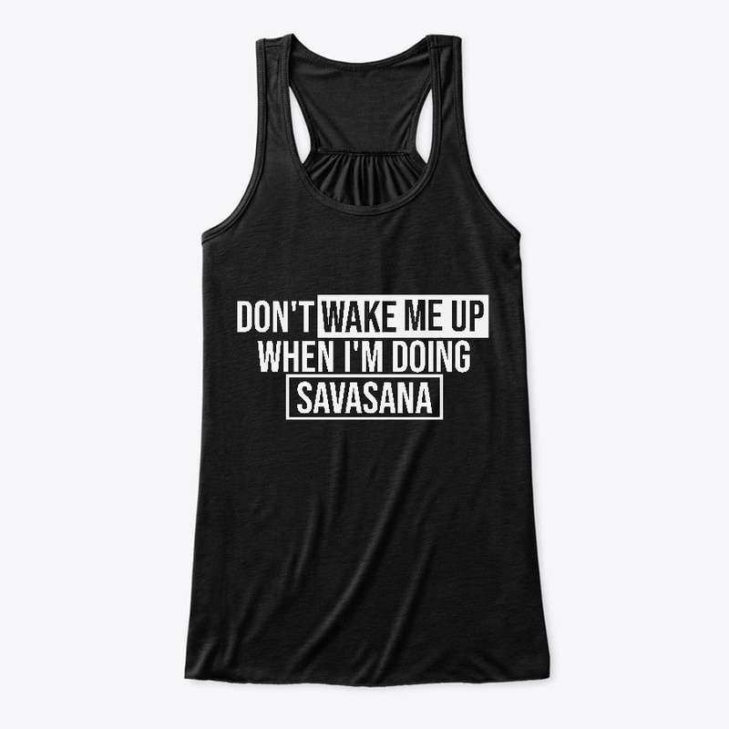 Don't disturb during savasana