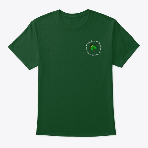 An Old Friendly Tee Deep Forest T-Shirt Front