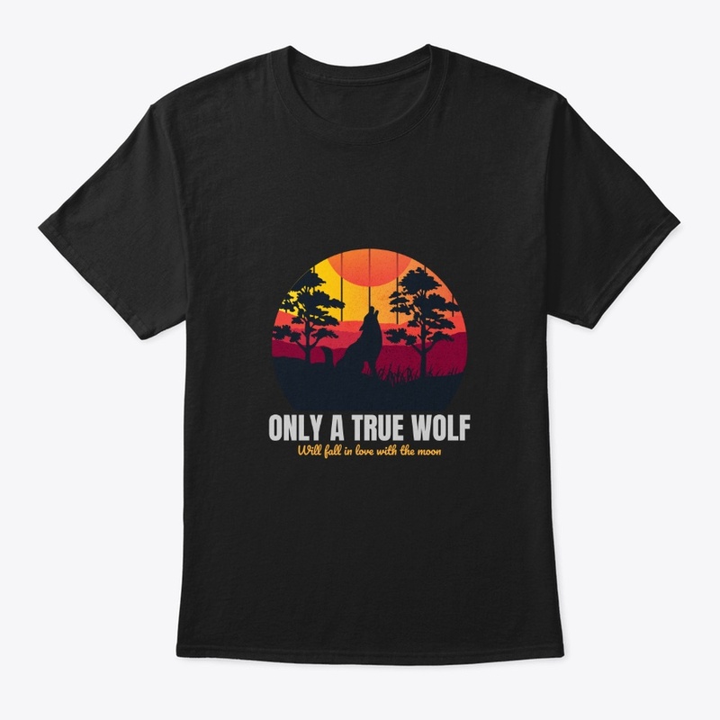 True Wolf Love The Moon