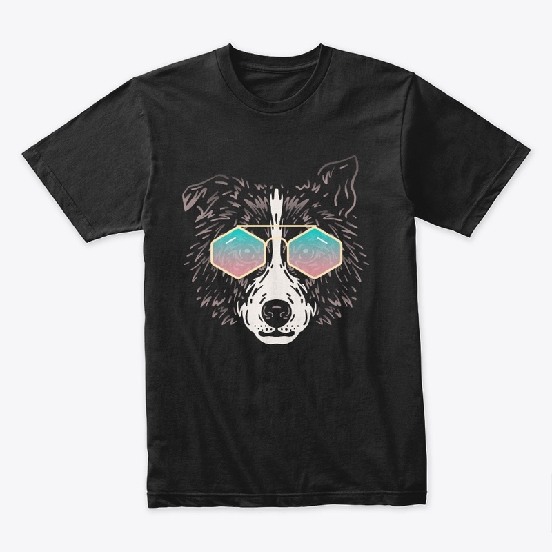 Cute Dog in Sunglasses (Colored+sg10)