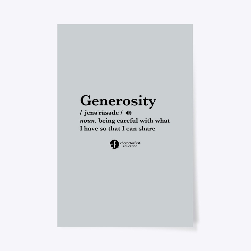 Generosity Definition
