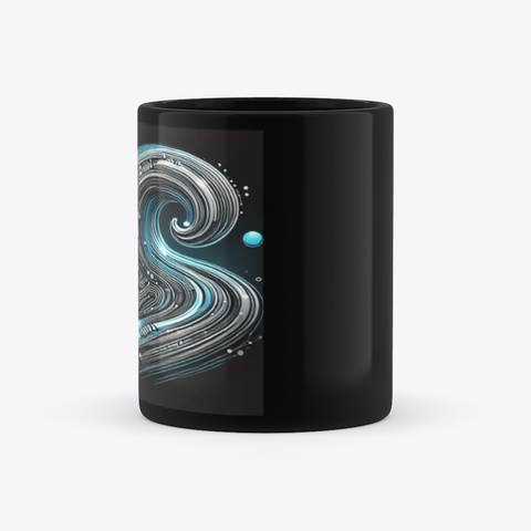 Wav E Ai Glitch Mug – Limited Edition Black áo T-Shirt Right
