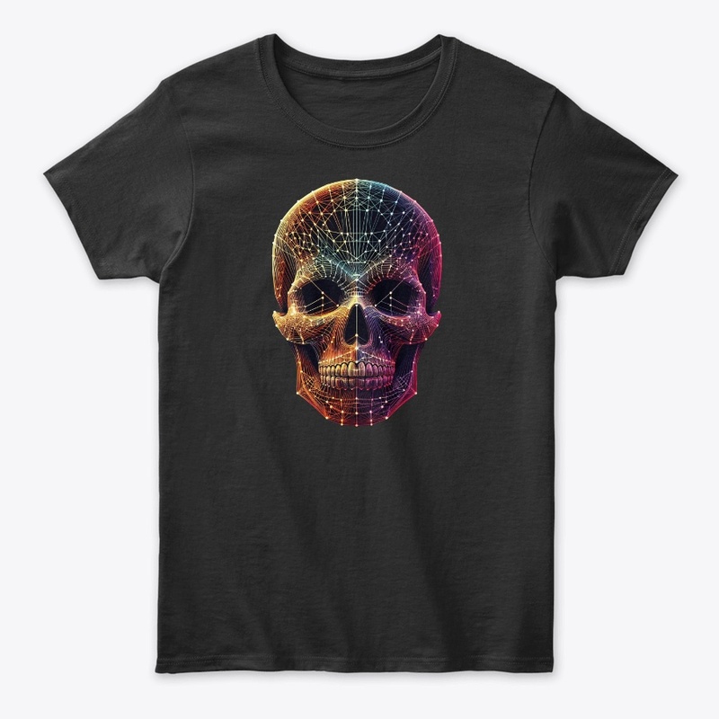 Digital Skull Neon