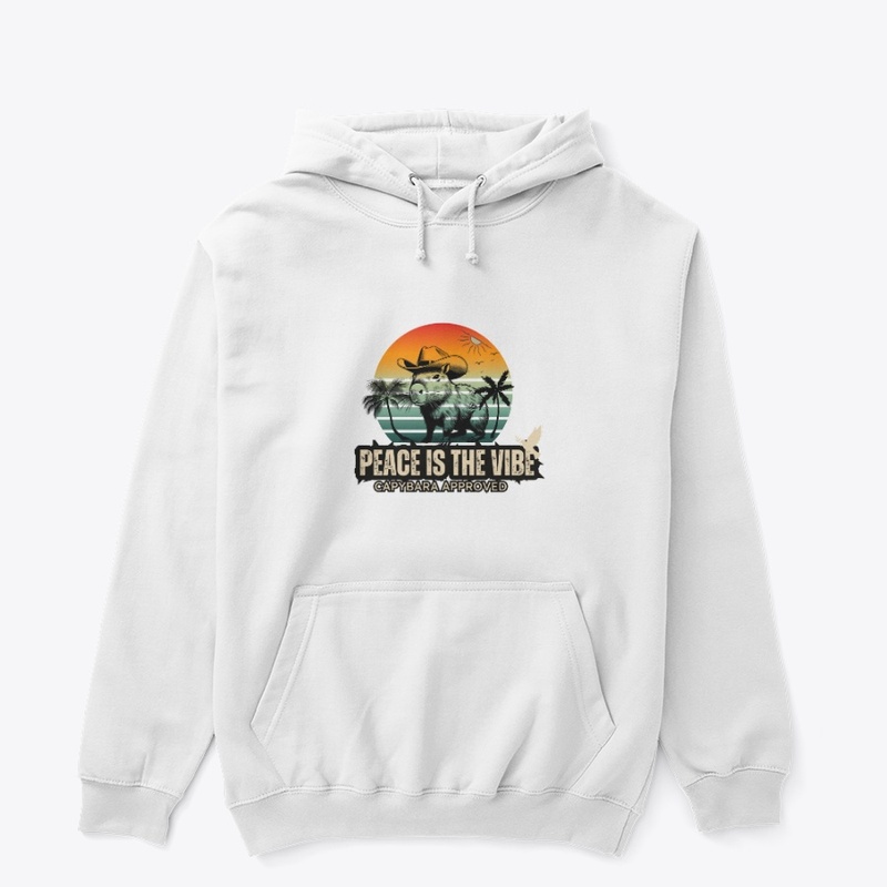 Peace is the Vibe – Capybara Tee