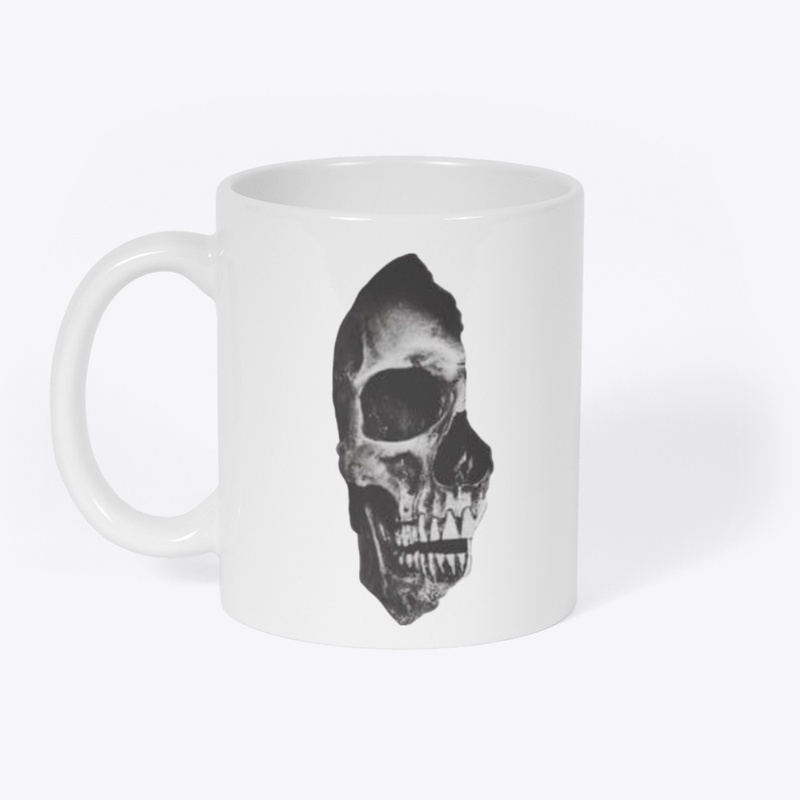 Half skull face 