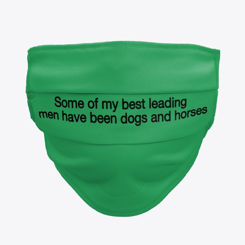 DOG QUOTE MASK