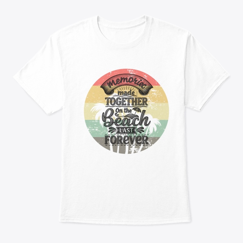  Beach Memories Quote Graphic Design