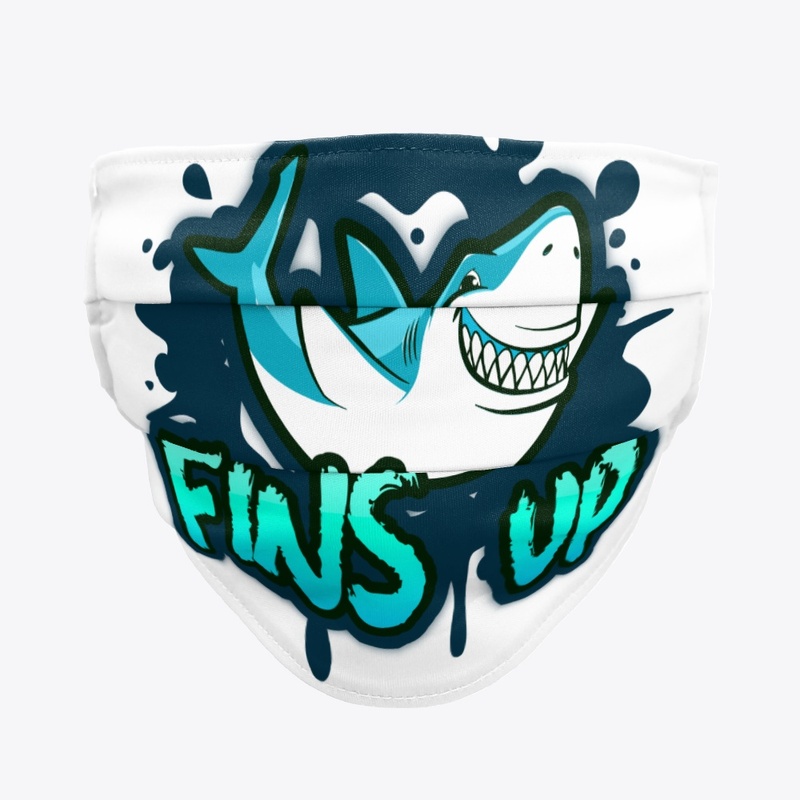 fins up