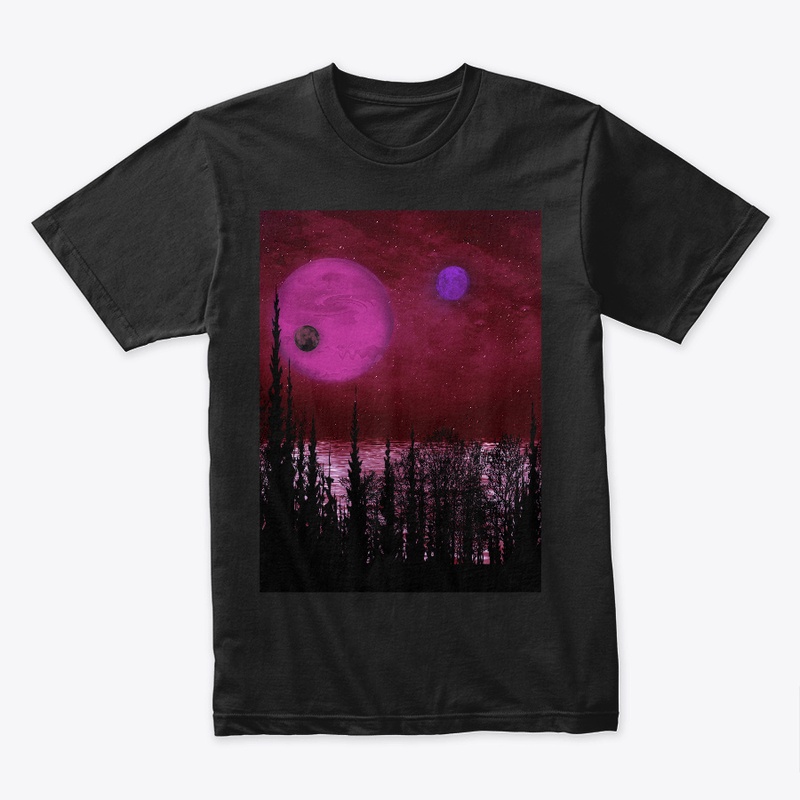 Sci-Fi Forest Landscape