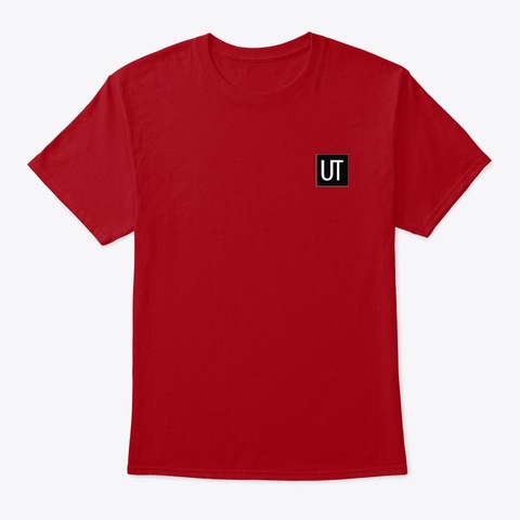Urban Tables Tractor Deep Red T-Shirt Front