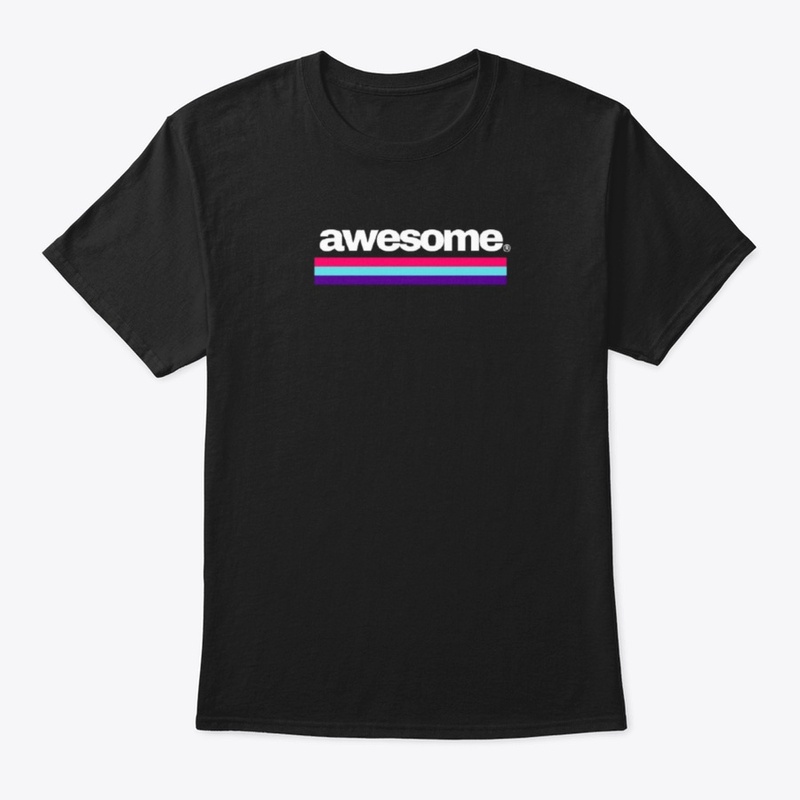 "awesome"Classic Crew Neck T-Shirt