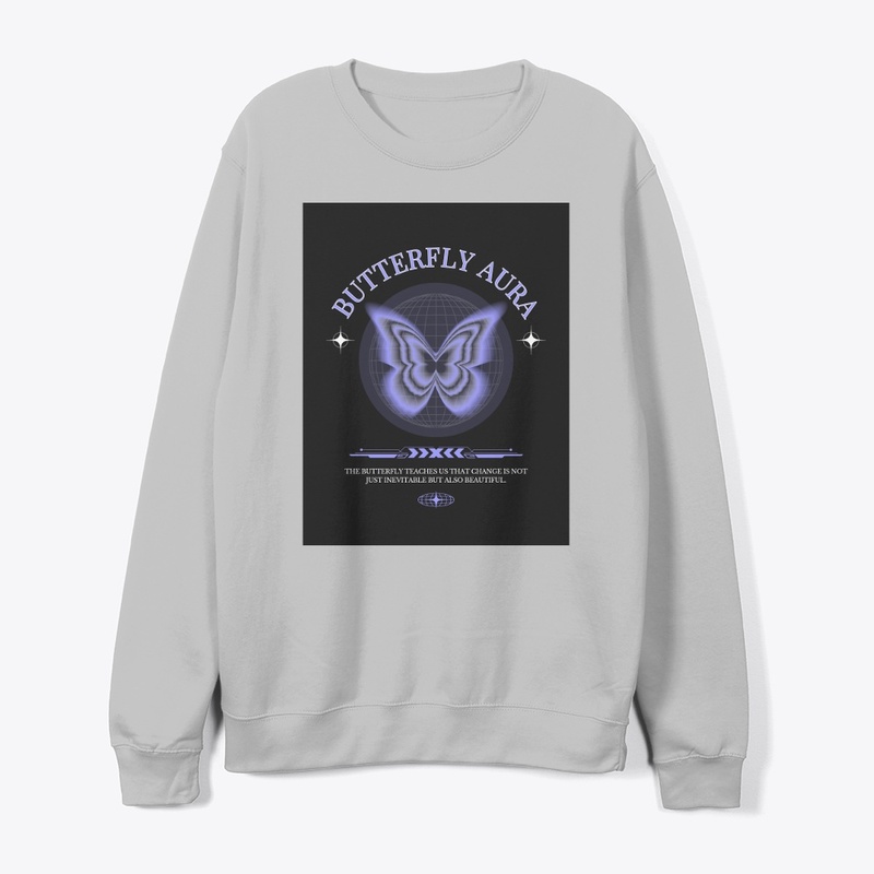 BUTTERFLY AURA t-shirt design 