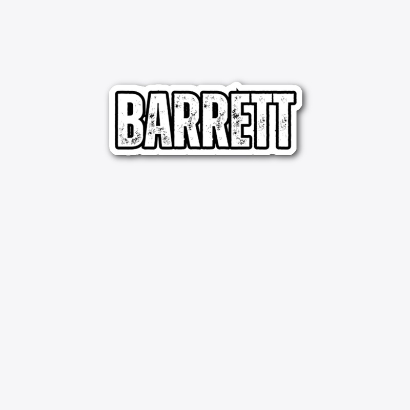 Personalized Name "Barrett" Vintage 