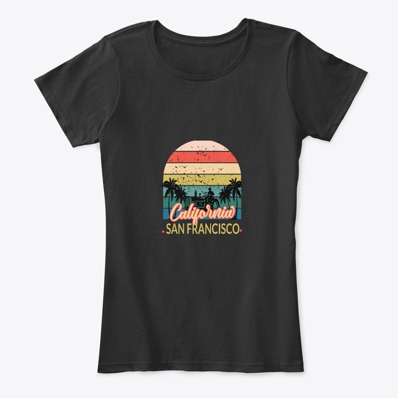 California sanfrancisco summer vector