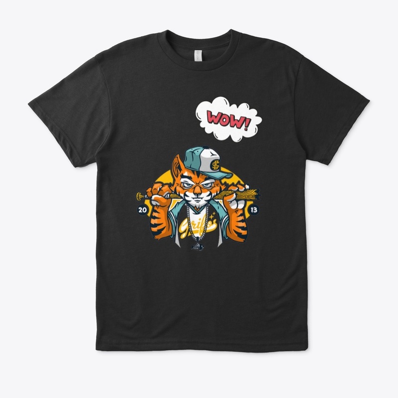 Headline Shirts Tiger Graphic Screen 