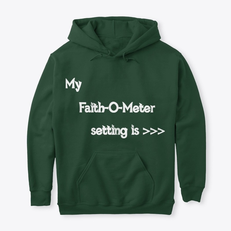 Faith-O-Meter Hoodie (White)