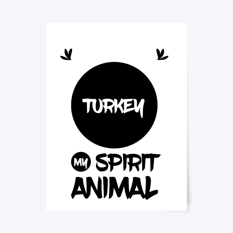 Turkey my spirit animal funny thanksgivi