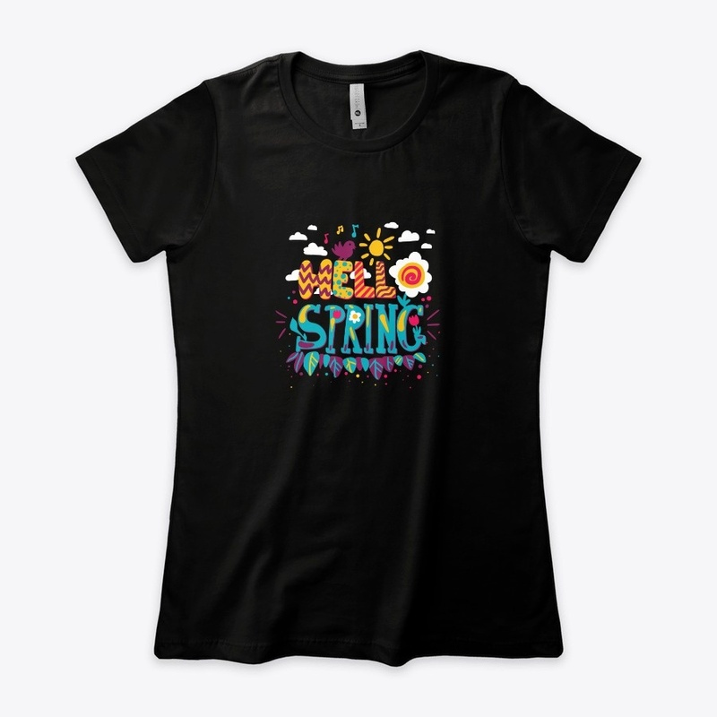 Hello Spring White | bird announcing the