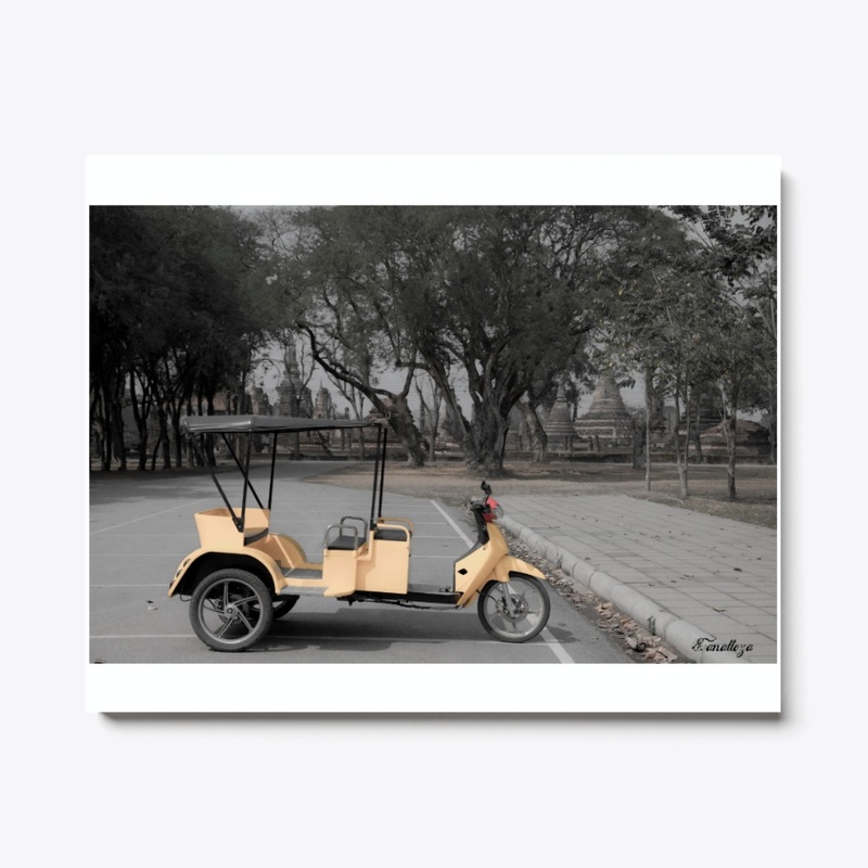 Thai motor tricycle or tuk tuk