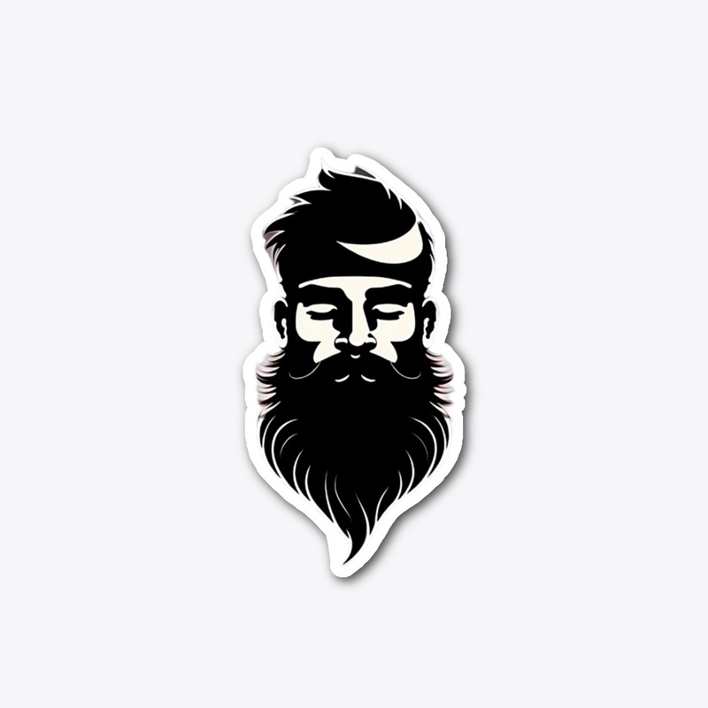bearded man design