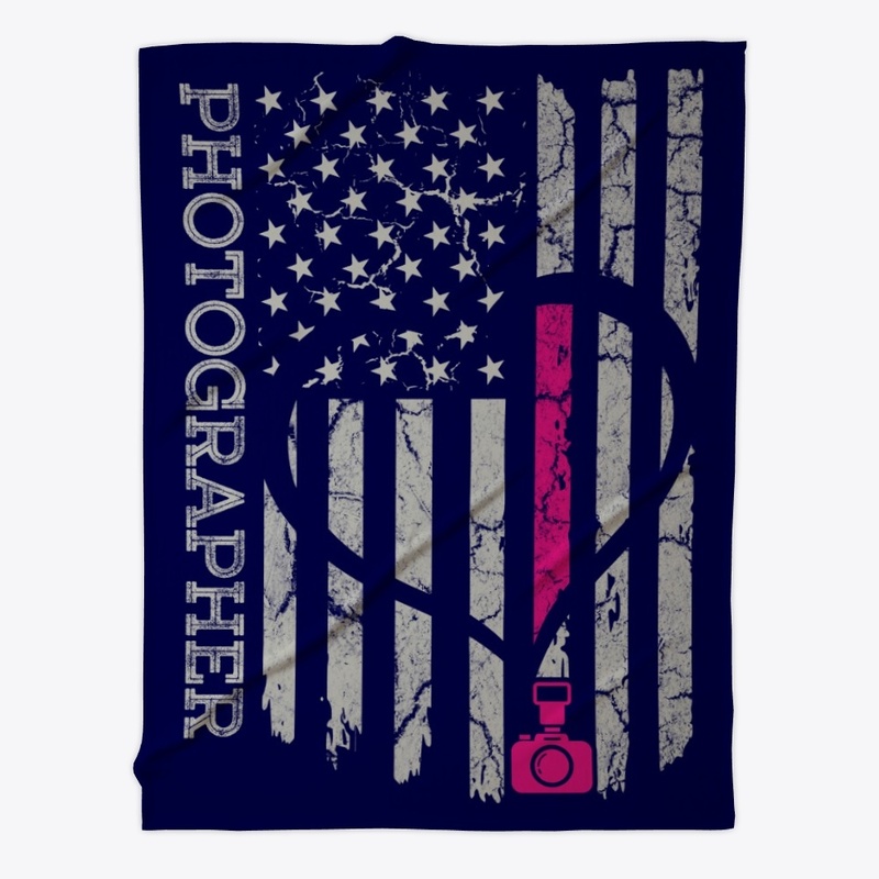US Flag Photographer Blanket