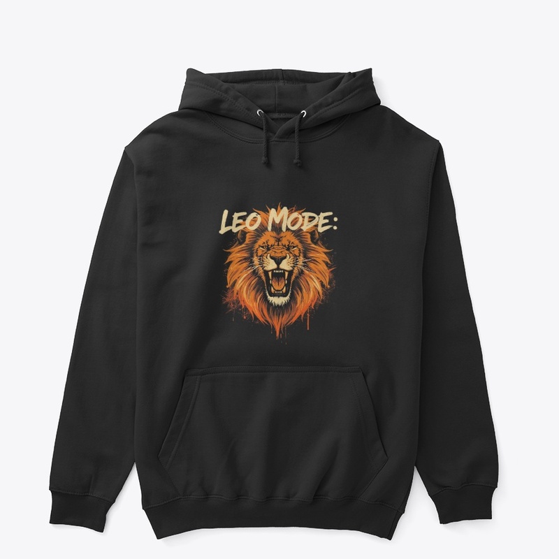 Leo Mode Roaring Lion design