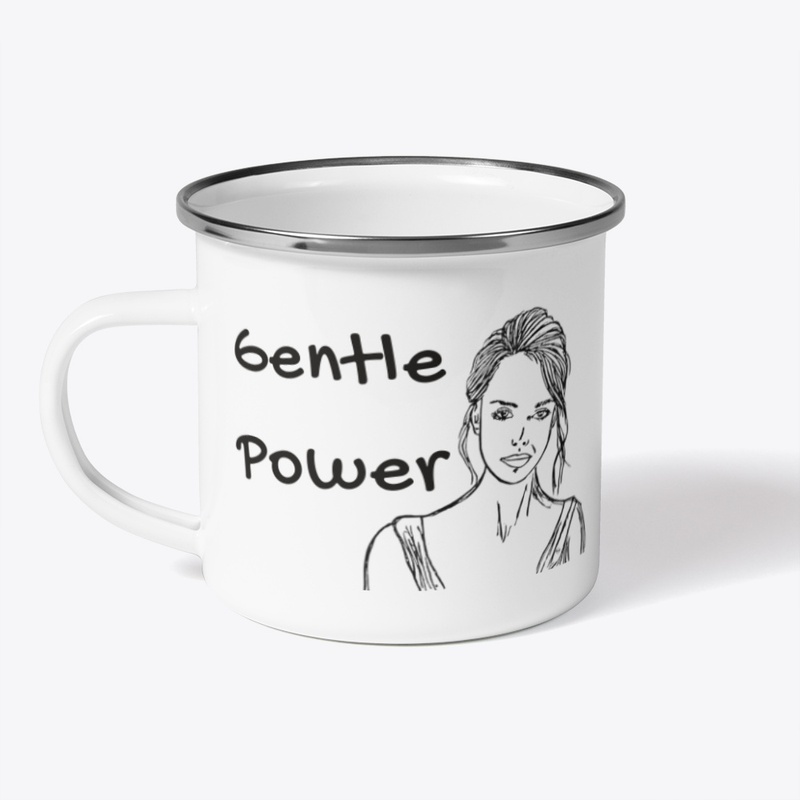 Gentle Power – Minimal Line Art Mug
