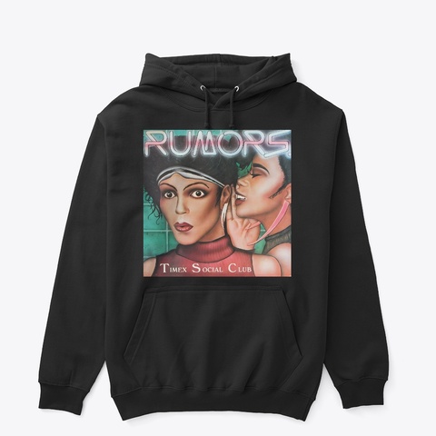 Rumors Hoodie Black Maglietta Front
